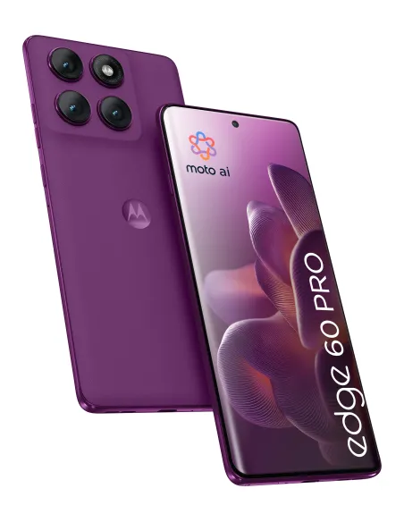 Motorola edge 60 pro con Moto AI (12 512GB, Fotocamera 50+50+10MP, selfie 50MP, Display 6.67" pOLED 120Hz, MediaTek Dimensity