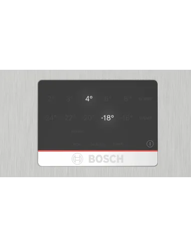 Bosch Serie 4 KGN397LDF Frigorifero Combinato da libera installazione 203 X 60 cm Metal look Classe D