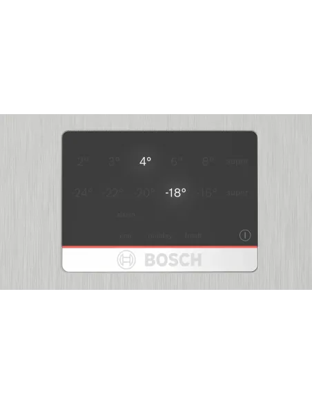Bosch Serie 4 KGN397LDF Frigorifero Combinato da libera installazione 203 X 60 cm Metal look Classe D