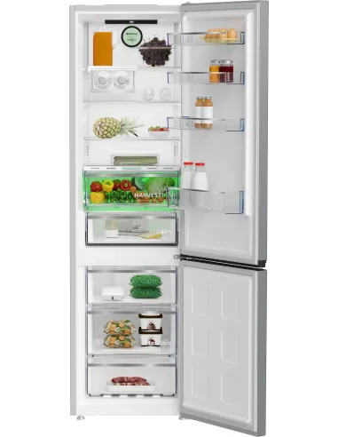 Beko B5RCNE405LXP Frigorifero Combinato Beyond, Total No-Frost, 59.5 cm