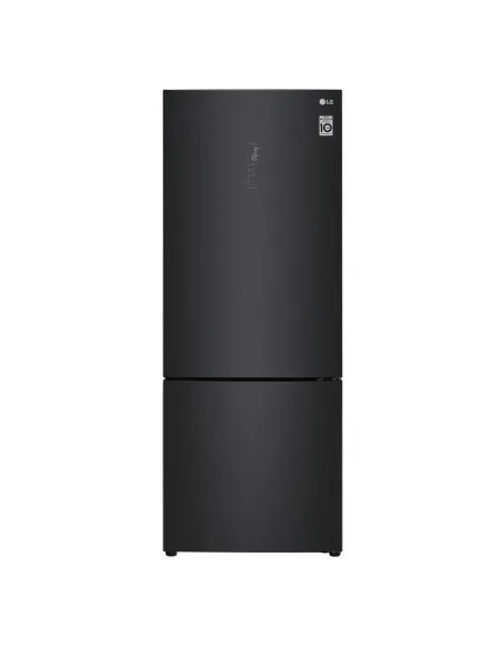 LG GBB569MCAMN Frigorifero combinato 70cm, Classe E, 462L, Wi-Fi, No frost, Nero