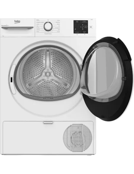 Beko BMT103EW 10kg, classe D, linea estetica NX, display touch, colore bianco, oblò bianco