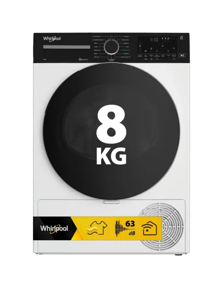 Whirlpool C WD 84M WBS IT, Capacità 8kg, classe C, colore White, Display digitale XL, Wi-Fi, IronTouch