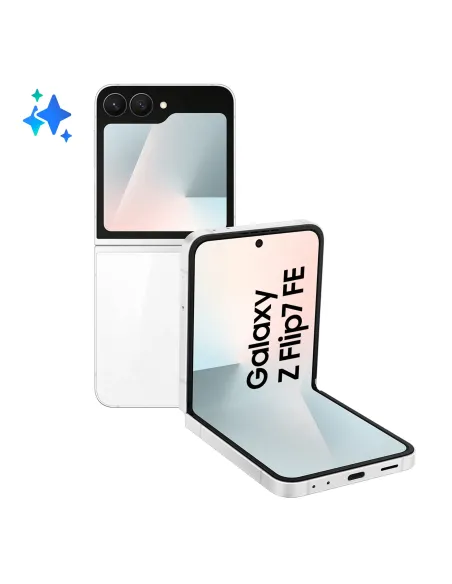 Samsung Galaxy Z Flip7 FE Smartphone AI, RAM 8GB, 128GB, Display 3,4" Super AMOLED 6,7" Dynamic AMOLED 2X, Fotocamera 50MP,