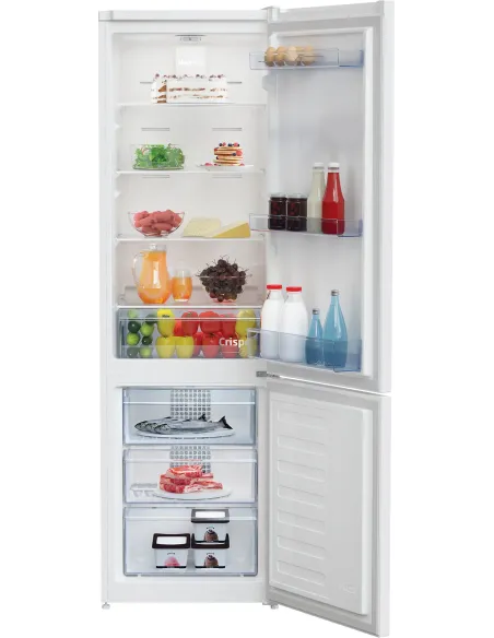 Beko RCNA305K40WN Frigorifero Combinato, Total No-Frost, 54 cm