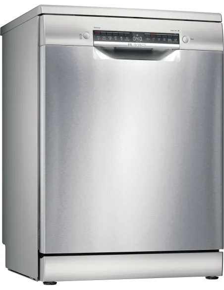 Bosch Serie 4 SMS4HMI07E Lavastoviglie da libera installazione 14 coperti Acciaio spazzolato anti-impronta Classe D