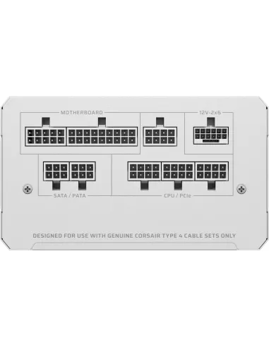 Corsair RMe Series RM1000e alimentatore per computer 1000 W 24-pin ATX ATX Bianco