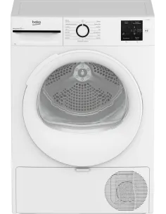 Beko BMT93EW Asciugatrice 9kg, Classe D, Linea Estetica NX, motore asincrono, Display digitale, colore Bianco, oblò Bianco