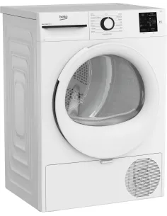 Beko BMT93EW Asciugatrice 9kg, Classe D, Linea Estetica NX, motore asincrono, Display digitale, colore Bianco, oblò Bianco 2