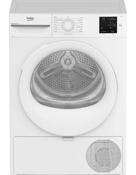 Beko BMT73EW Asciugatrice 7kg, Classe D a Pompa di Calore