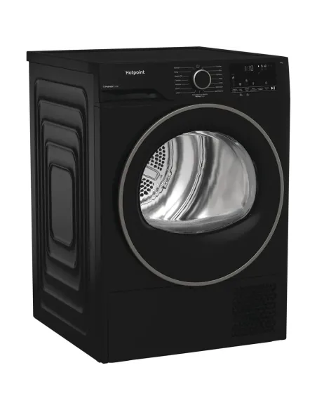 Hotpoint Ariston HPT 94D BBS IT, Capacità 9kg, classe C, colore Black,EasyIron, PetHair Removal | Profondità mobile 60cm
