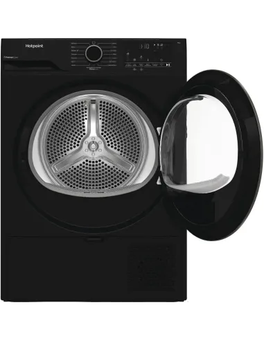 Hotpoint Ariston HPT 94D BBS IT, Capacità 9kg, classe C, colore Black,EasyIron, PetHair Removal | Profondità mobile 60cm