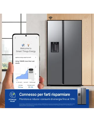 Samsung Frigorifero Side By Side 640L RS70F64KETEF