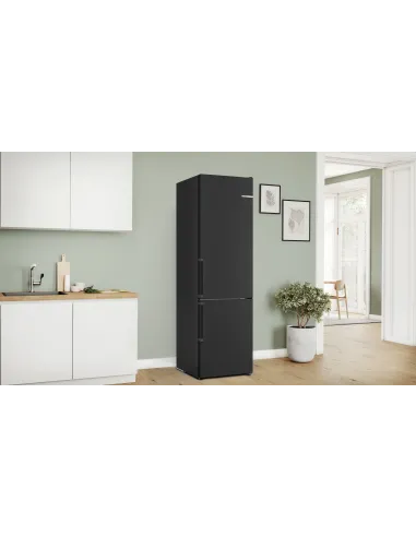 Bosch Serie 4 KGN39VXCT Frigorifero Combinato da libera installazione 203 X 60 cm Acciaio anti-impronta Classe C