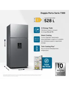 Samsung Frigorifero Doppia Porta Serie 7300 AI 528L RT53DG7B14S9EF 2