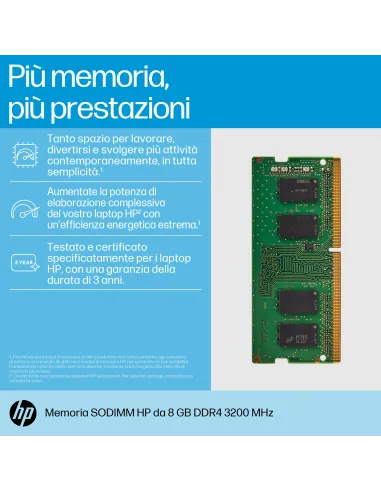 HP Memoria SODIMM 3200 DDR4 da 8 GB