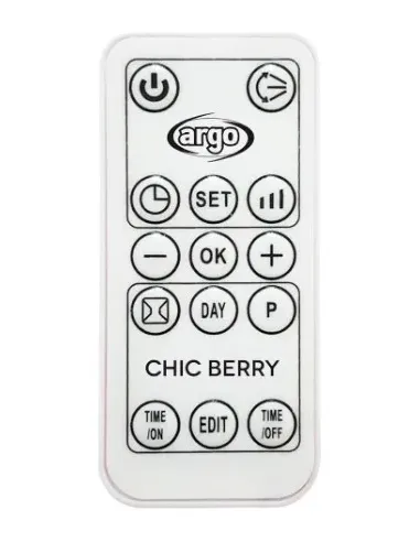 Argoclima Chic Berry Interno Ciliegia (frutto) 2000 W Riscaldatore ambiente elettrico con ventilatore