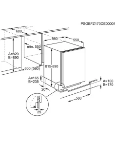 Electrolux FRIGORIFERO SOTTOTAVOLO FRIGORIFERO STATICO CLASSE E LXB2AE82S 2