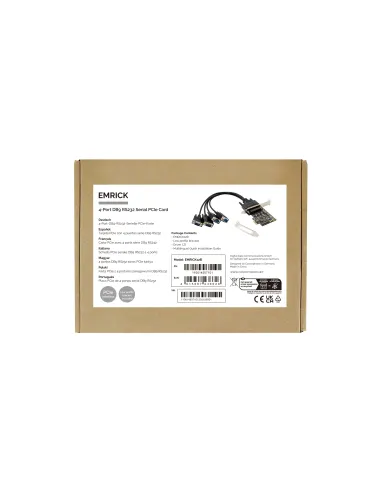 Conceptronic EMRICK12B scheda di interfaccia e adattatore Interno RS-232