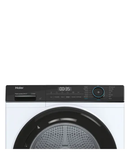 Haier I-Pro Serie 3, Asciugatrice 10 KG, Classe E, Bianco, I-Refresh, Wi-Fi, Hygienic, HD100-A2939E-IT