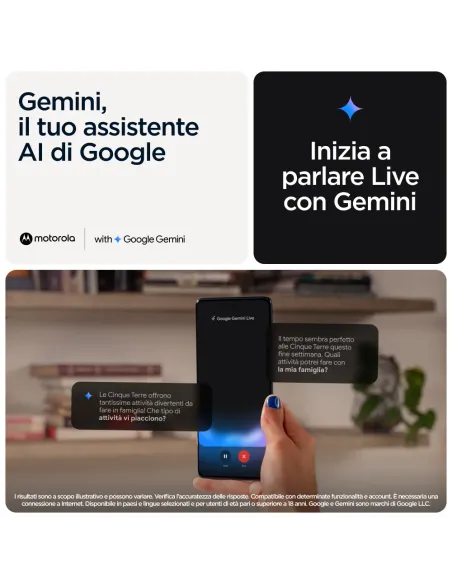 Motorola edge 60 con Moto AI (8 256GB, Fotocamera 50+50+10MP, selfie 50MP, Display 6.67" pOLED 120Hz, MediaTek Dimensity 24M,