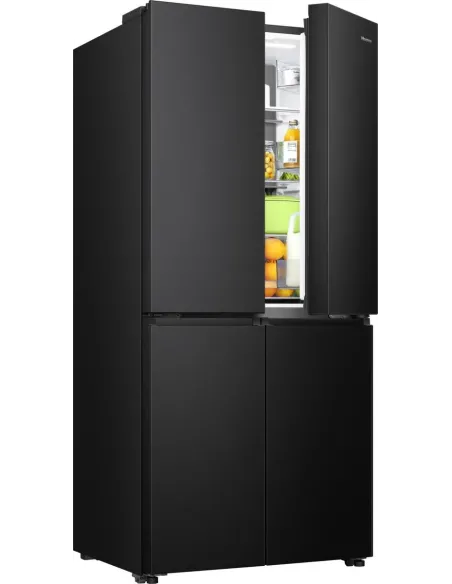 Hisense frigorifero Quattro Porte RQ5P470SAFE libera installazione 483L Classe E Metal cooling WiFi