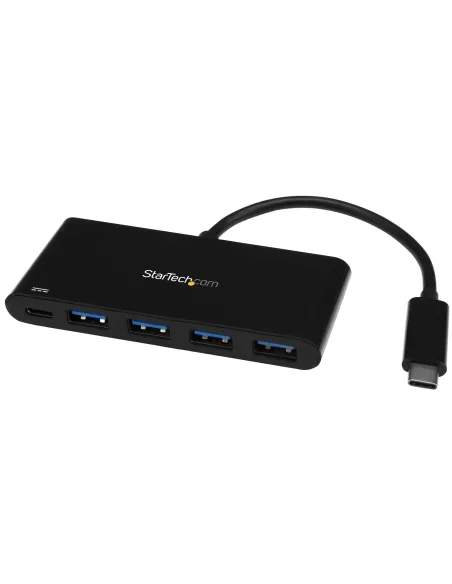 StarTech.com HB30C4AFPD hub di interfaccia USB 3.2 Gen 1 (3.1 Gen 1) Type-C 5000 Mbit s Nero