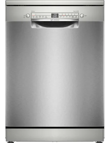 Bosch Serie 2 SMS2HTI02E Lavastoviglie da libera installazione 13 coperti Acciaio spazzolato anti-impronta Classe D