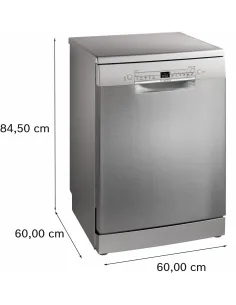Bosch Serie 2 SMS2HTI02E Lavastoviglie da libera installazione 13 coperti Acciaio spazzolato anti-impronta Classe D 2