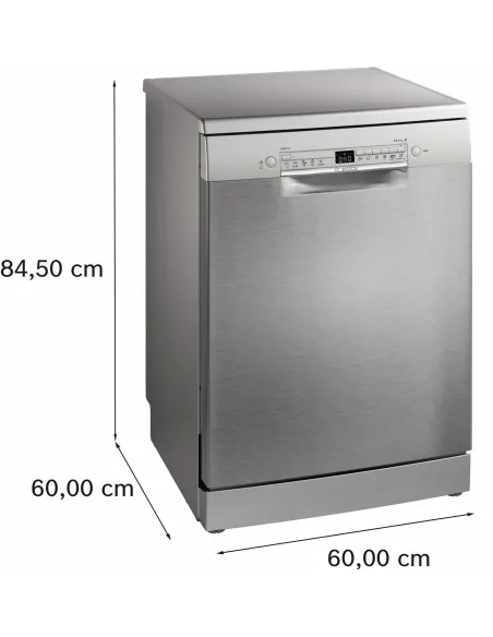 Bosch Serie 2 SMS2HTI02E Lavastoviglie da libera installazione 13 coperti Acciaio spazzolato anti-impronta Classe D