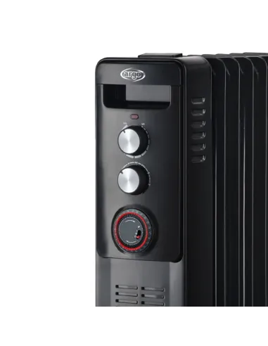 Argoclima WARM BLACK TT 9 Interno Bianco 2400 W Riscaldatore ambiente elettrico a olio