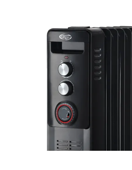 Argoclima WARM BLACK TT 9 Interno Bianco 2400 W Riscaldatore ambiente elettrico a olio