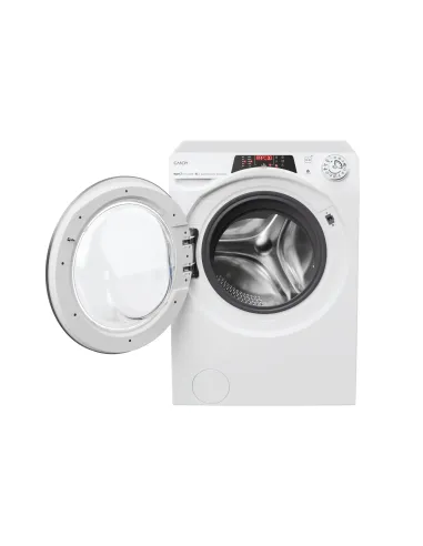 Candy RapidÓ , Lavasciuga Slim 8+5 KG, 15% più efficente della classe A, 1400 giri, Bianco, Inverter, Vapore, Wi-Fi, ROW