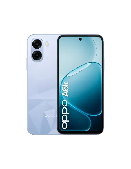 OPPO A6k AI Smartphone, doppia fotocamera 13MP+QVGA, Selfie 5MP, Display 6.75” 120HZ IPS HD+, 6100mAh, RAM