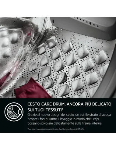 AEG Series 7000 LAVATRICE CARICA FRONTALE 11 KG CLASSE A-30% 1400 GIRI LR7FD114B MADE IN ITALY