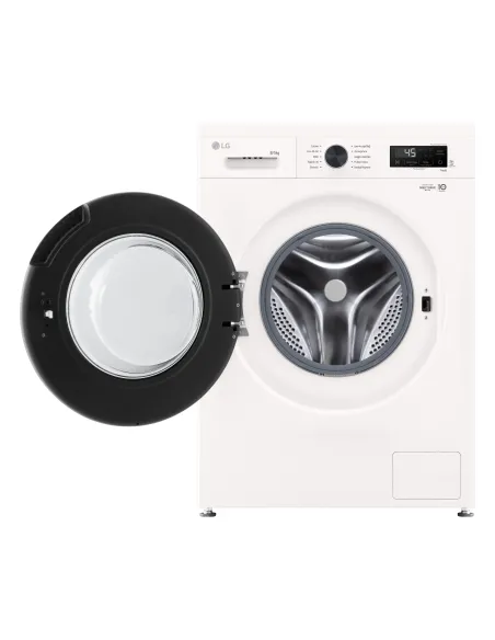 LG W4NX1085NWB Lavasciuga 8 5kg Serie X1, Classe A E, 6 Motion Direct Drive, Wi-Fi, 1400 giri, Allergy Care, Bianca