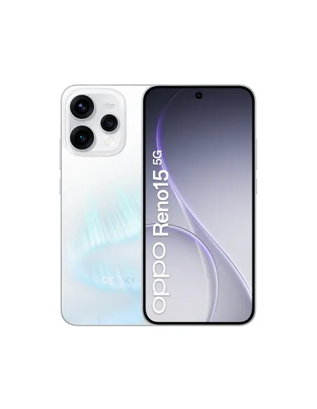 OPPO Reno15 5G AI Smartphone, Tripla fotocamera 50+50+8MP, Selfie 50MP, Display 6.59” 120HZ AMOLED FHD+, 6500mAh, RAM