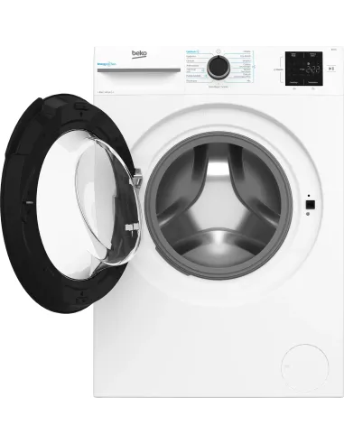 Beko b100 MWBM8147EB Lavatrice 8kg, classe A-10%, 1400giri, linea estetica NX, motore inverter, Display Touch, colore Bianco,