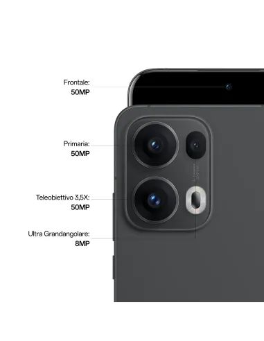 OPPO Reno13 Pro 5G AI Smartphone, Tripla fotocamera 50+50+8MP, Selfie 50MP, Display 6.83” 120HZ AMOLED FHD+, 5800mAh, RAM