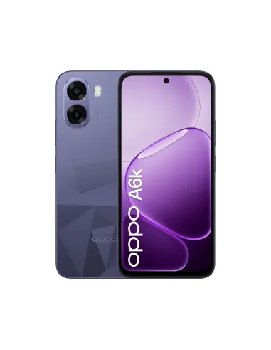 OPPO A6k AI Smartphone, doppia fotocamera 13MP+QVGA, Selfie 5MP, Display 6.75” 120HZ IPS HD+, 6100mAh, RAM