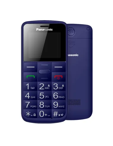 Panasonic KX-TU110EXC - Telefono per anziani, blu