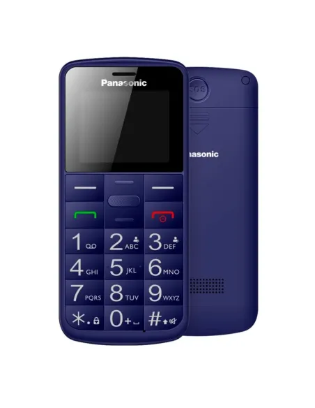Panasonic KX-TU110EXC - Telefono per anziani, blu