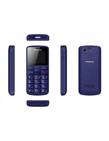 Panasonic KX-TU110EXC - Telefono per anziani, blu