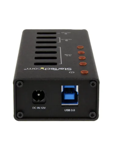 StarTech.com Hub USB 3.0 alimentato a 4 porte con 3 porte di ricarica USB dedicate (2 x 1A e 1 x 2A) - Box esterno in metallo