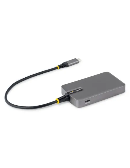 StarTech.com Hub USB-C 4 Porte USB-A 5Gbps, Alimentazione da Bus con Ingresso Alimentazione USB-C Ausiliario, Cavo Host USB-C