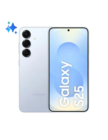 Samsung Galaxy S25 Smartphone AI, Display 6.2'' FHD+ Dynamic AMOLED 2X, Fotocamera 50MP, RAM 12GB, 256GB, 4.000 mAh, Icyblue