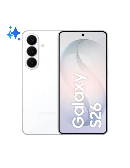 Samsung Galaxy S26 Smartphone AI, 256GB, Processore avanzato, Assistente Foto, Creative Studio, Camera 50 MP, 4300 mAh, White