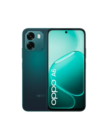 OPPO A6 AI Smartphone, doppia fotocamera 50MP+2, Selfie 8MP, Display 6.75” 120HZ IPS HD+, 6550mAh, RAM 6GB(Esp2GB 4GB 6GB)+ROM