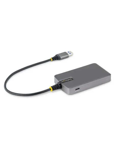 StarTech.com Hub USB-A 4 Porte, 5Gbps, Alimentazione da Bus, con Ingresso Alimentazione USB-C Ausiliario, Cavo Host USB-A da 30
