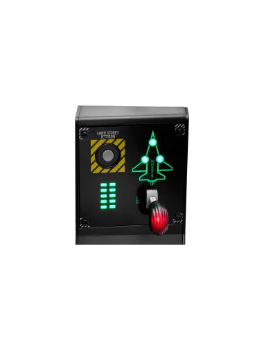 Thrustmaster VIPER Panel Nero USB Joystick + leva di controllo del motore PC